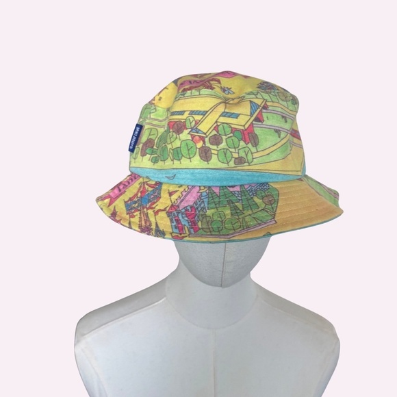 Disney Vault Collection Mickey Mouse Walt Disney World Map Bucket Hat - Picture 4 of 6